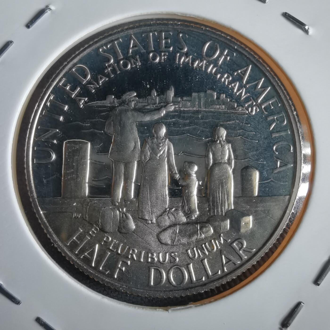 沼泽如烟--第974场 美国1986年50分精制币纪念币