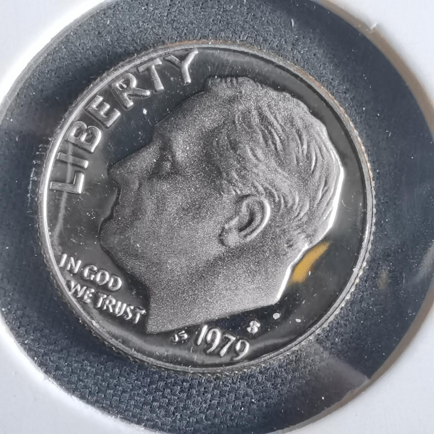 沼泽如烟--第974场 美国1979年10分精制币