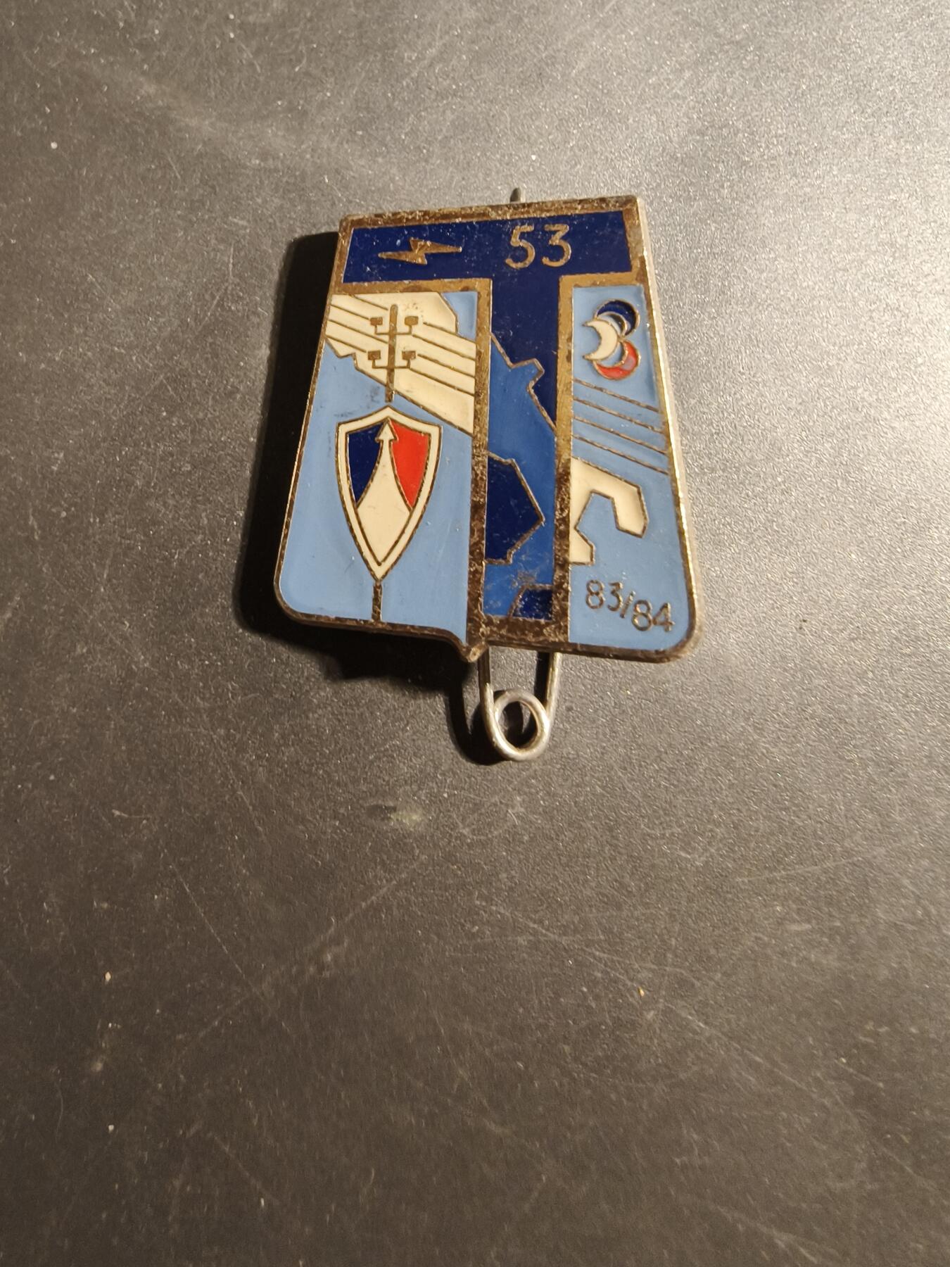 老王徽章第179期 法国陆军第53通信团证章