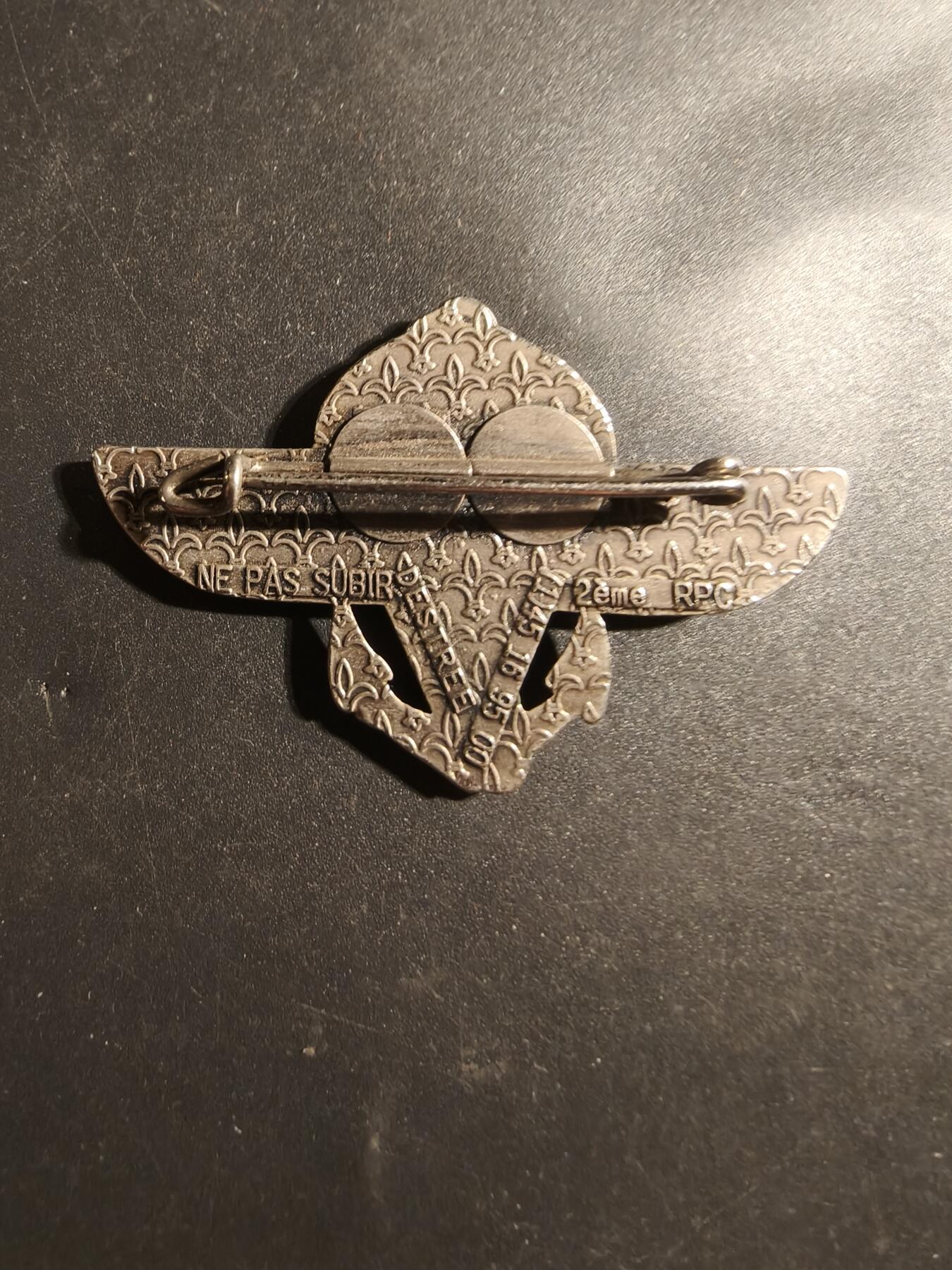 老王徽章第179期 法国海军陆战队第2伞兵团证章