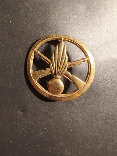 老王徽章第179期 - 法国步兵贝雷帽徽