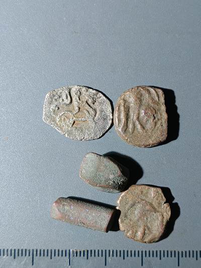 111期新疆红钱粟特钱币丝路钱币专场 - A1丝路铜币一组