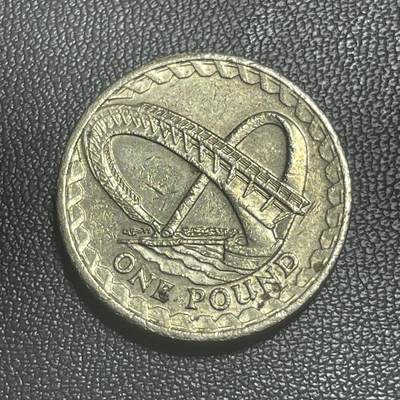 回流0125 - 英国2007年1英镑加厚铜币 纽卡斯尔市盖茨黑德千禧桥