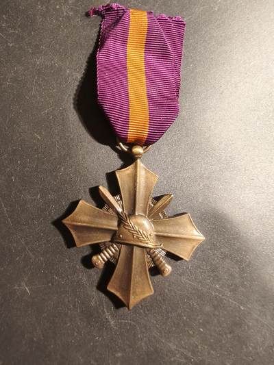 老王徽章第179期 - 荷兰二战战争动员十字奖章