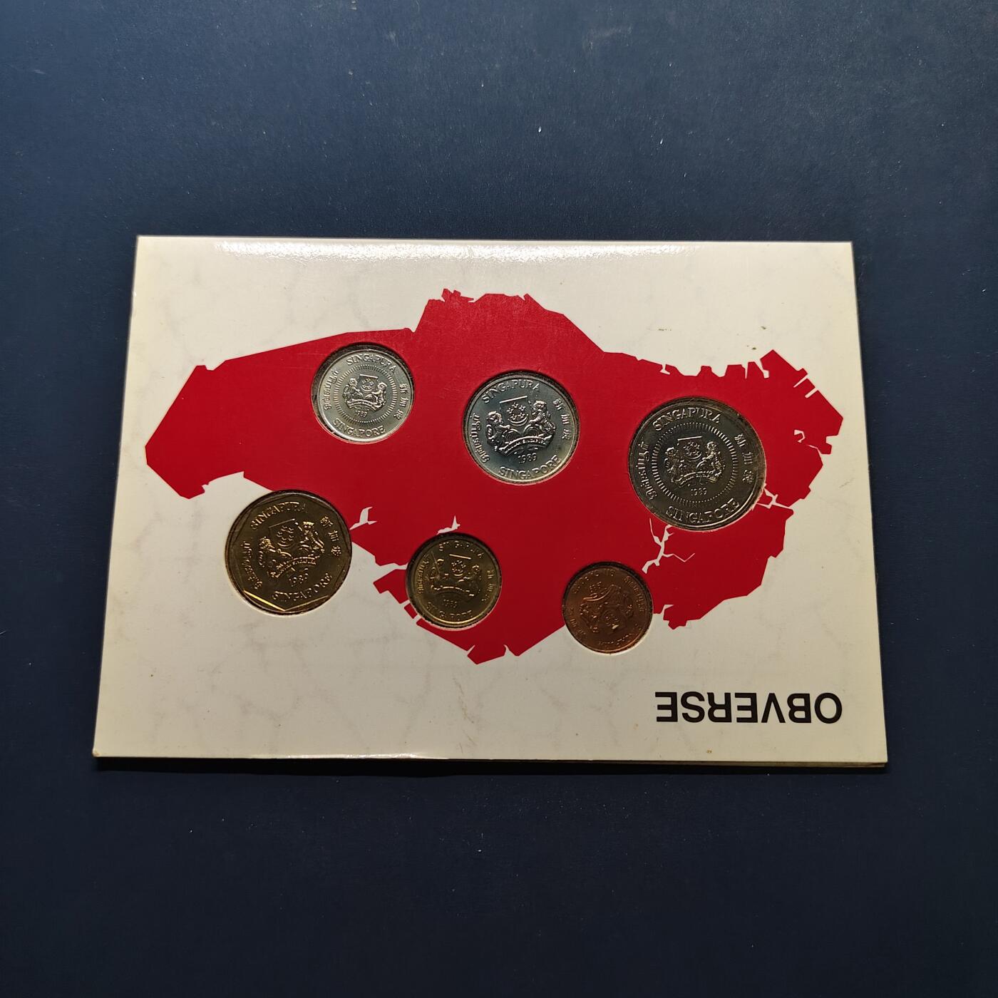 【全场包邮】纯粹捡漏拍498场-持续更新中 新加坡1989年官方封装套币