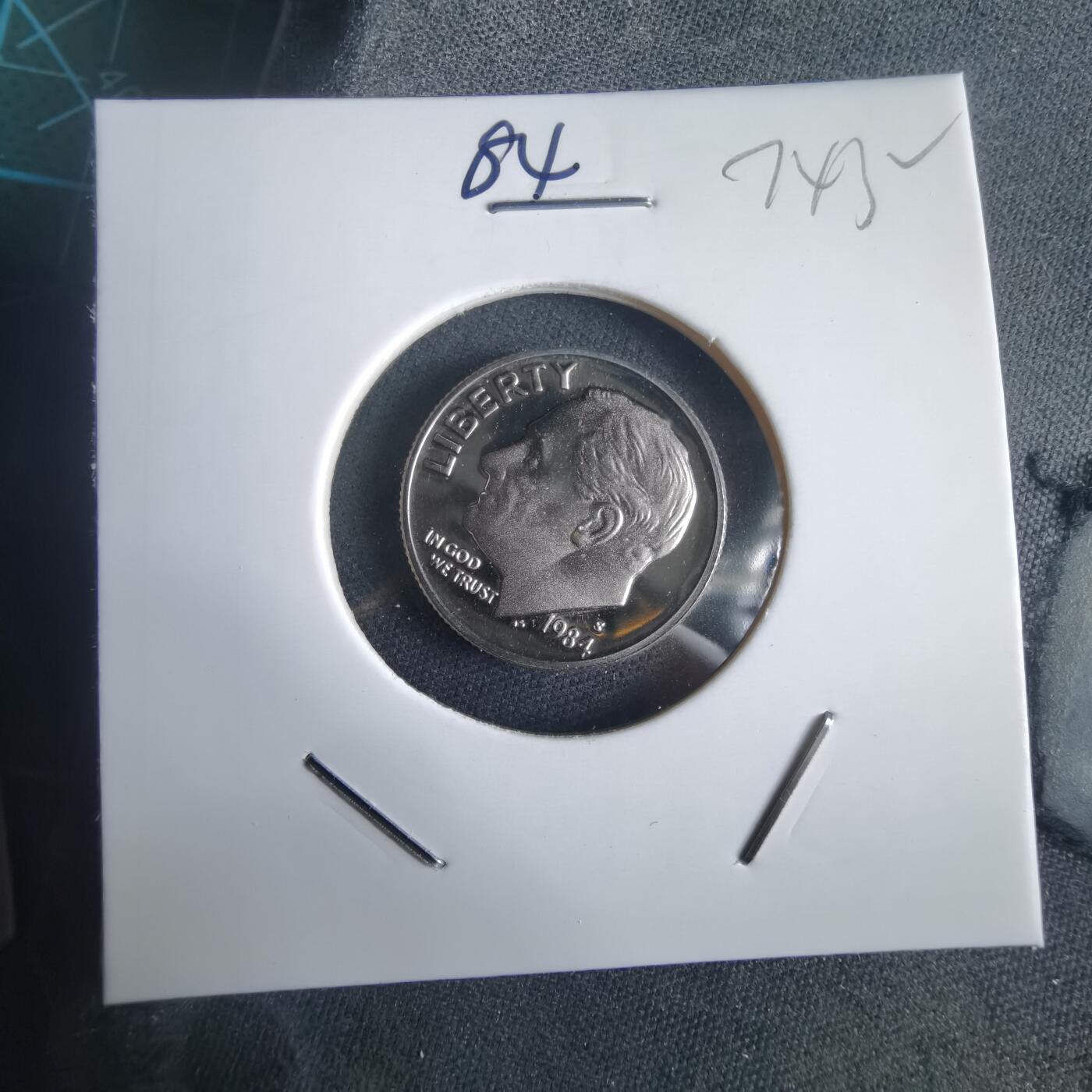 沼泽如烟--第974场 美国1984年10分精制币