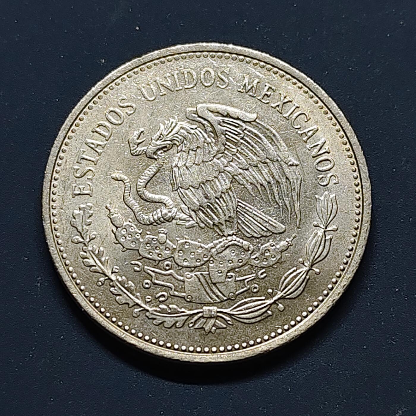 【全场包邮】纯粹捡漏拍498场-持续更新中 墨西哥1988年5000比索石油工业国有化50周年纪念币