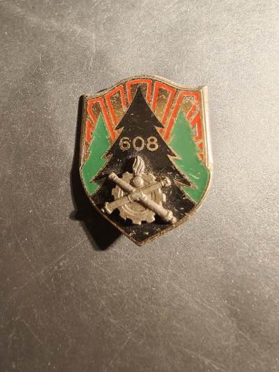 老王徽章第179期 - 法国第608军需连证章