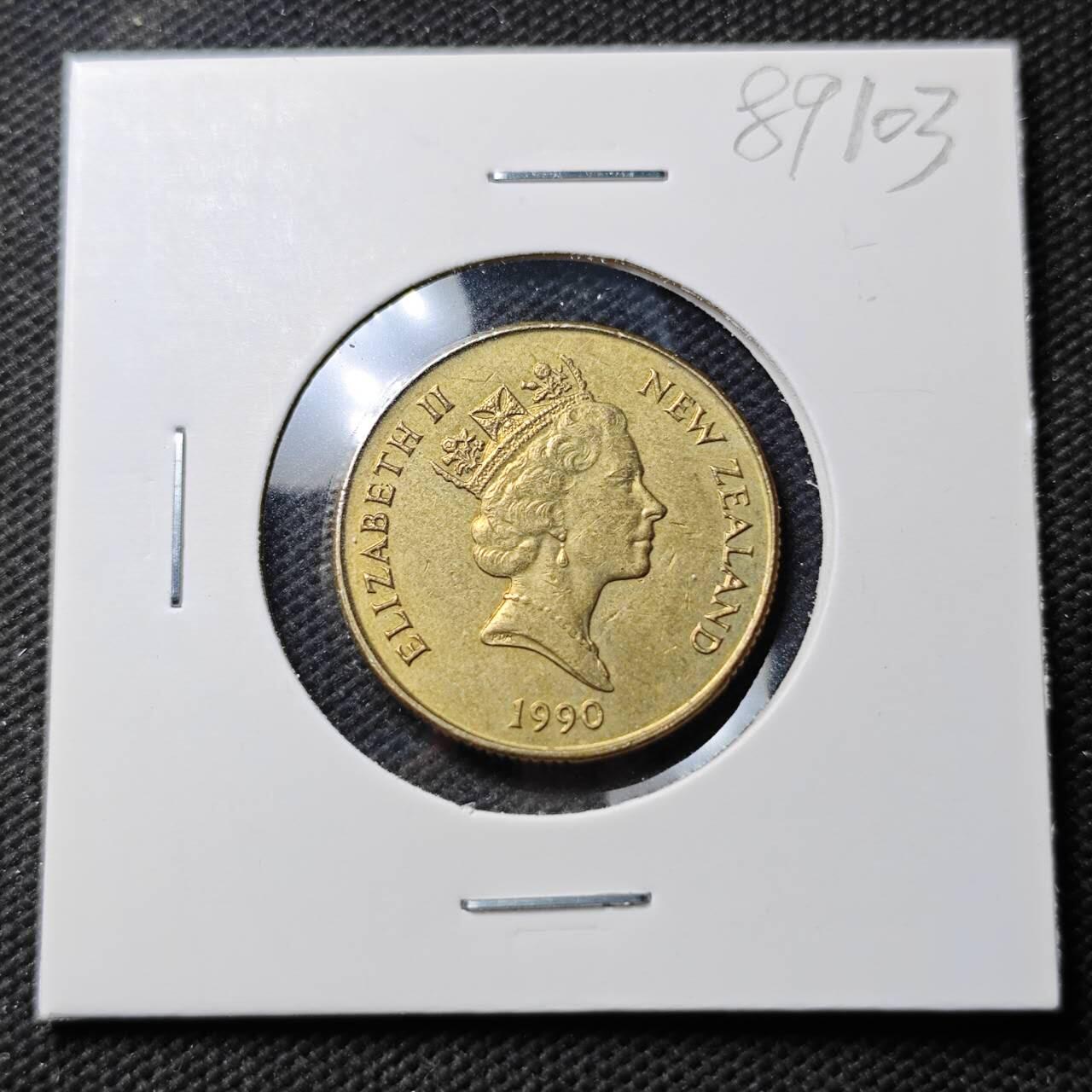 KK钱币收藏小铺  第389期  2月预留时间 周末发货 新西兰1元 