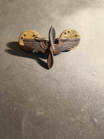 老王徽章第179期 - 美国空军领章    925银包10k金     2.7g