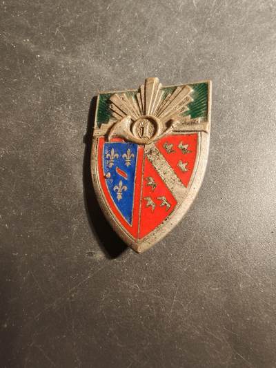 老王徽章第179期 - 法国陆军第1猎骑兵团证章