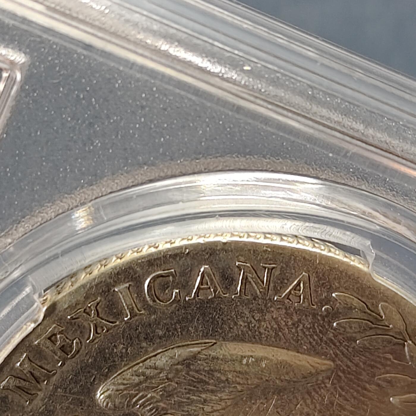 【全场包邮】纯粹捡漏拍499场-持续更新中 【保粹·自辨】墨西哥第一共和国1896年8瑞尔花边鹰洋银币【38.9毫米27.07克90.3%，纯银价约684元（按28元银价折算）】