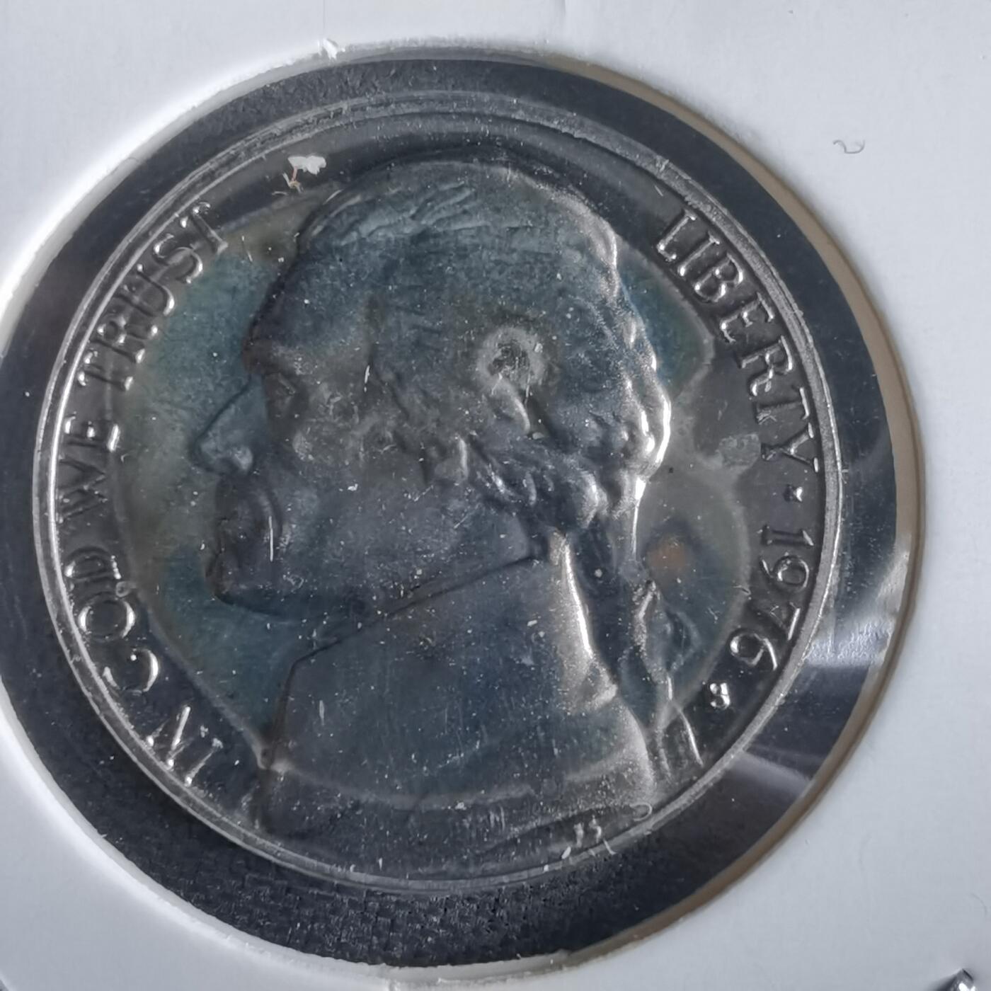 沼泽如烟--第974场 美国1976年5分精制币