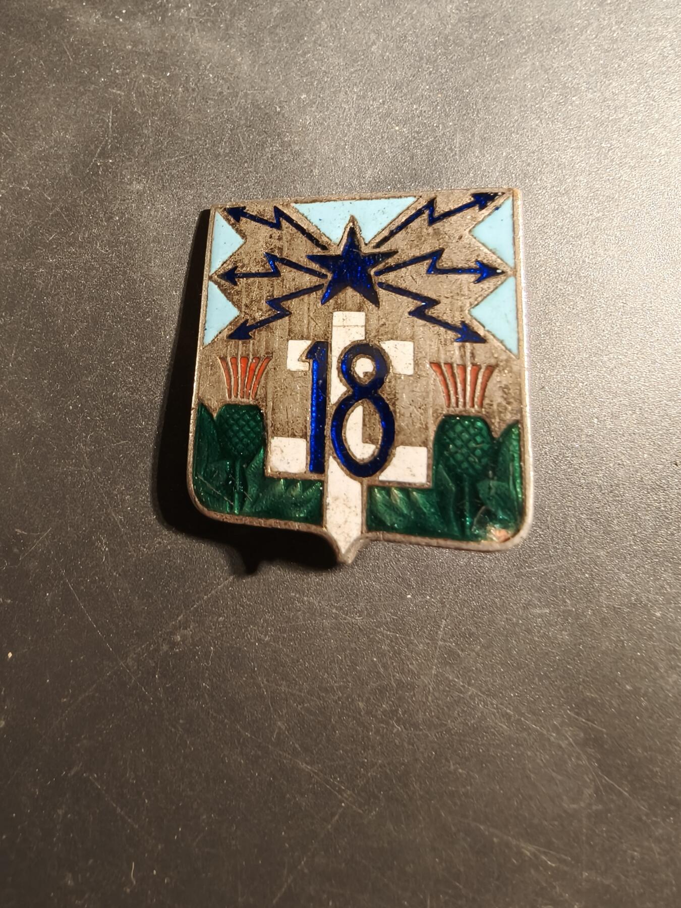 老王徽章第179期 法国陆军第18通信团证章