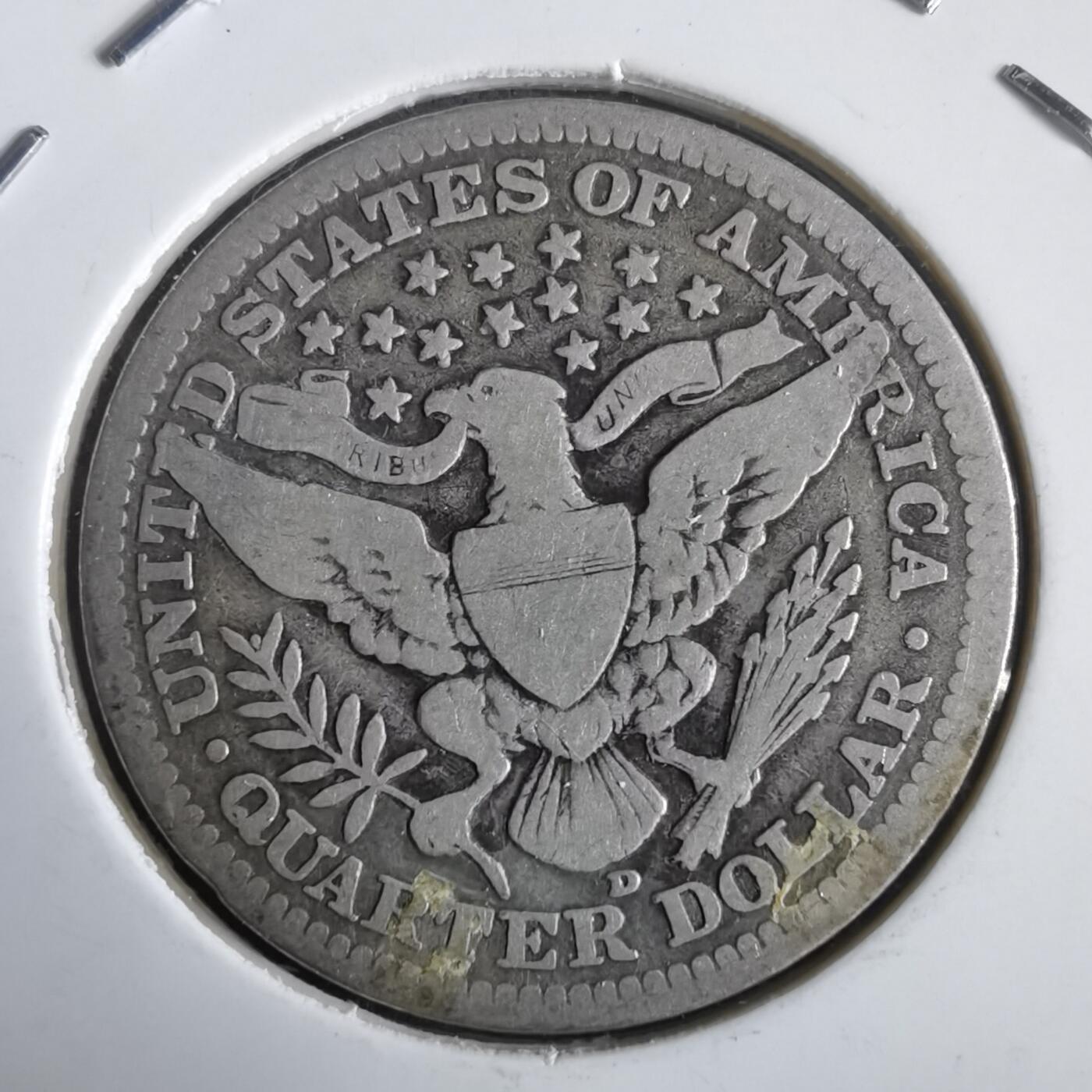 沼泽如烟--第974场 美国1916年25分银币