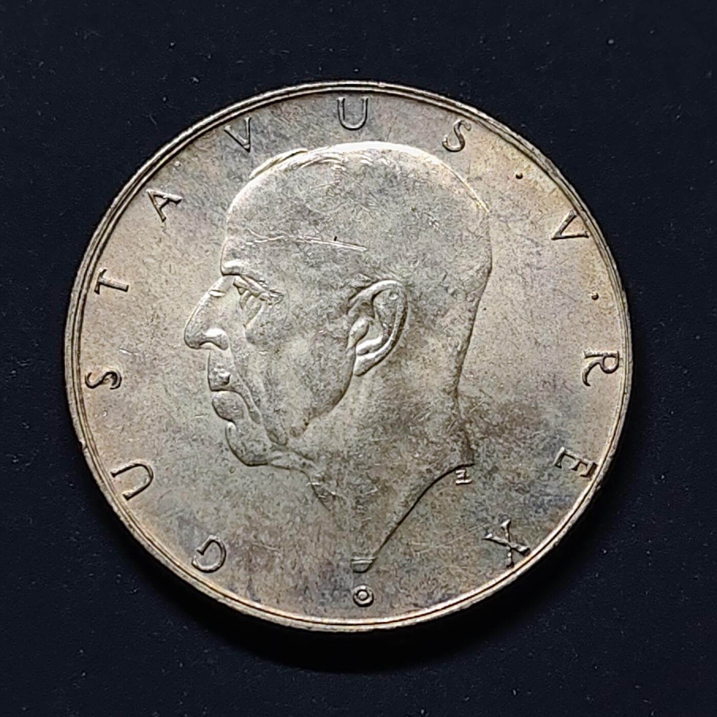 【全场包邮】纯粹捡漏拍499场-持续更新中 瑞典1938年2克朗移居特拉华300周年纪念银币【31毫米15克80%，纯银价约336元（按28元银价估算）】