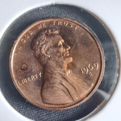 沼泽如烟--第974场 - 美国1969年一分精制币