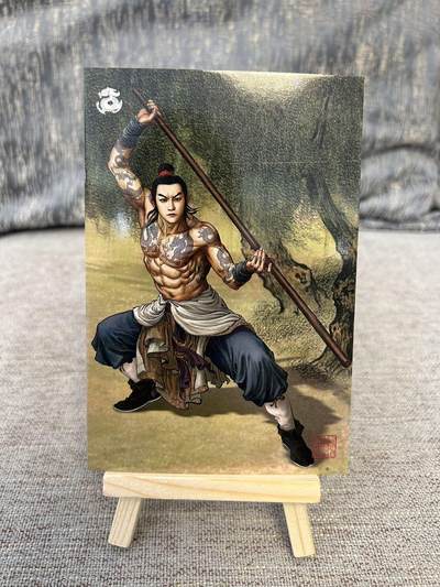 喜灰玩卡拍卖第四期，接代拍，免佣金帮卡友们拍卖，欢迎送拍，释放现金流，让自己有资金可以购买更多喜欢的卡牌，让别的卡友能淘到更多心仪的卡牌 - 独行正明水浒明信片一套9张