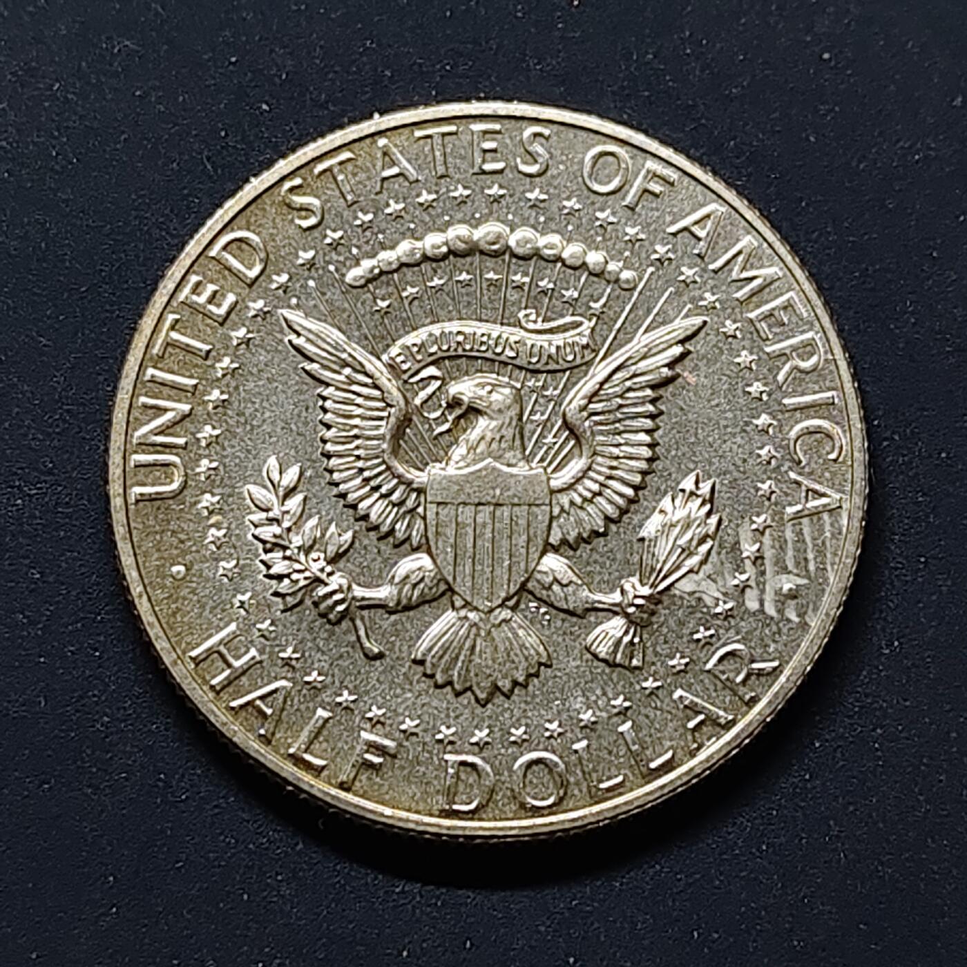 【全场包邮】纯粹捡漏拍499场-持续更新中 美国1964年肯尼迪50分独年份高银版银币【31毫米12.5克90%，纯银价约316元（按28元银价折算）】