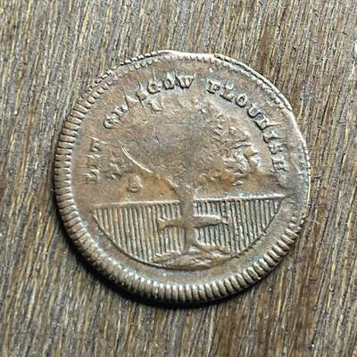 【铜匠收藏】★第140加场★精品老铜币 硬币专场 不寄存，200包邮。不满200元，支付5元运费。《接受代拍 代送NGC评级》 - 100【无寄存】稀少的 1780 英国 格拉斯哥 面包 代用币 铜币 token