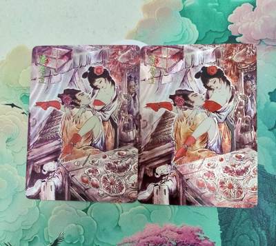 春节前倒数第二场！！龙虎卡牌-七四场（满200元包邮，无佣金，每周六结拍，欢迎送拍） - 粗闪2张 燎原水浒 彫仙 潘金莲双服饰一对