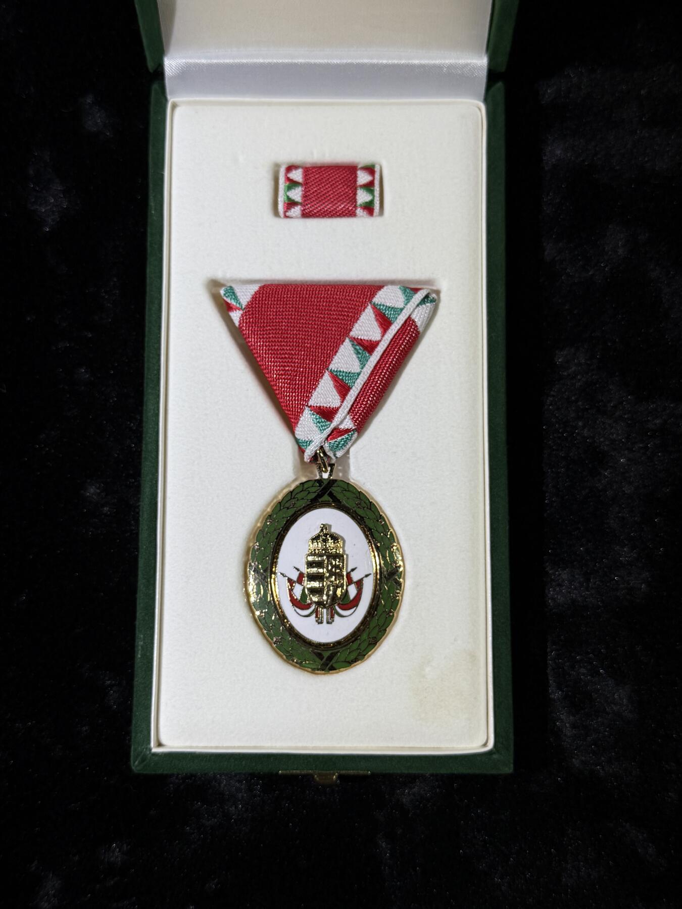 戎马世界章牌大赏第110期 匈牙利金级服役功勋奖章