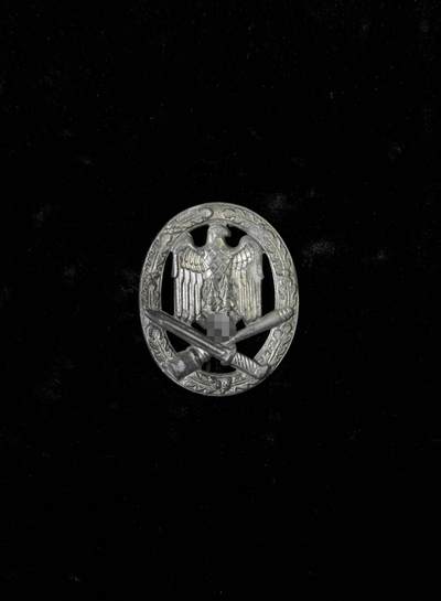 戎马世界章牌大赏第110期 - 德国普通突击奖章 锌制