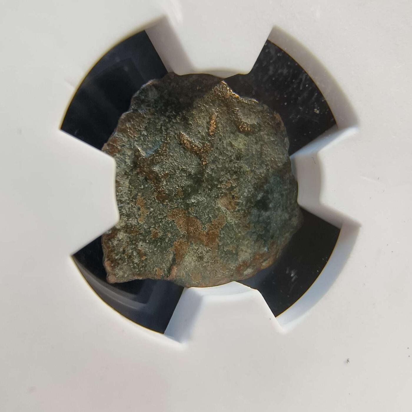 七河·世界币章矿标杂件每周小拍（总第35期）（本场周二结标） （6）k625 大唐西域粟特币 昭武九姓·石国 土屯王铜币   华夏评级VF20