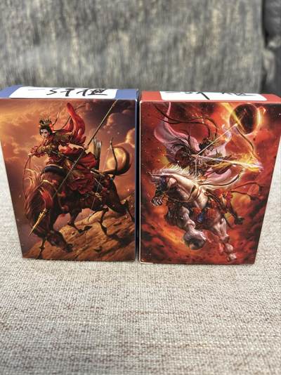 喜灰玩卡拍卖第四期，接代拍，免佣金帮卡友们拍卖，欢迎送拍，释放现金流，让自己有资金可以购买更多喜欢的卡牌，让别的卡友能淘到更多心仪的卡牌 - 卡德曼杆子巾帼水浒（粗闪）第一弹和第二弹合售