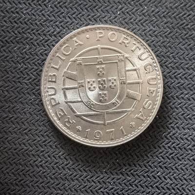 道一币馆币章第一百六十四场 - UNC 葡属安哥拉1971年20埃斯库多硬币