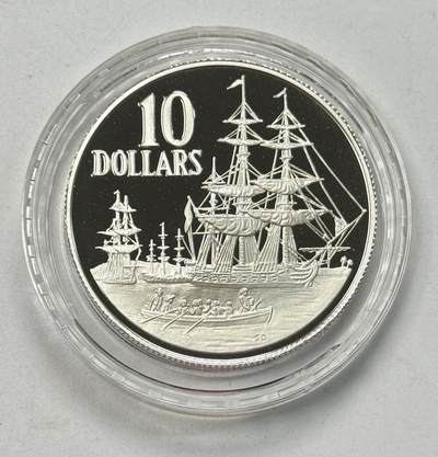 S&S Numismatic世界钱币-拍卖 第119期  - 澳大利亚1988年 第一舰队抵达200周年 10澳元精制纪念银币 盒证齐全 20克925银