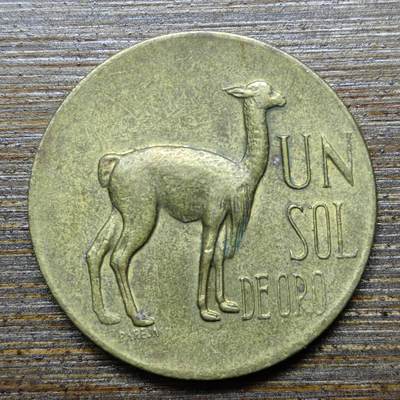 【铜匠收藏】★第140场★散币场。不寄存，30包邮。不满30元，支付5元运费。《接受代拍 代送NGC评级》 - 27【无寄存】秘鲁1969年1索尔 羊驼 