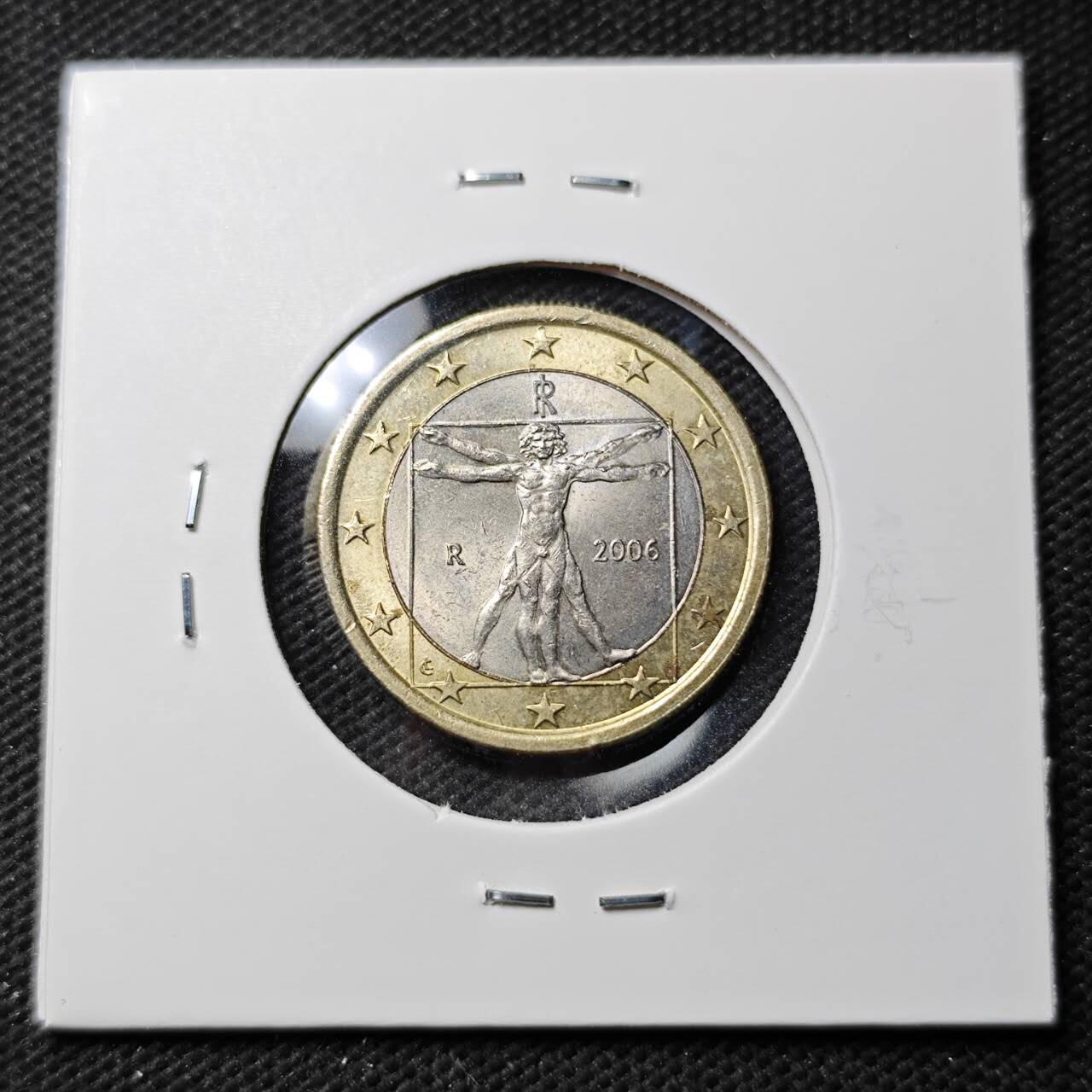 KK钱币收藏小铺  第389期  2月预留时间 周末发货  意大利1欧