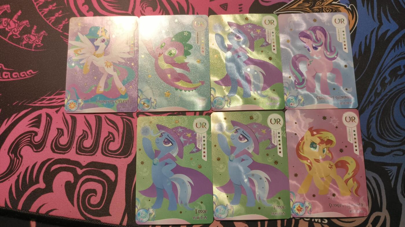 霸总卡牌第二期 【打包】卡游小马宝莉UR×7