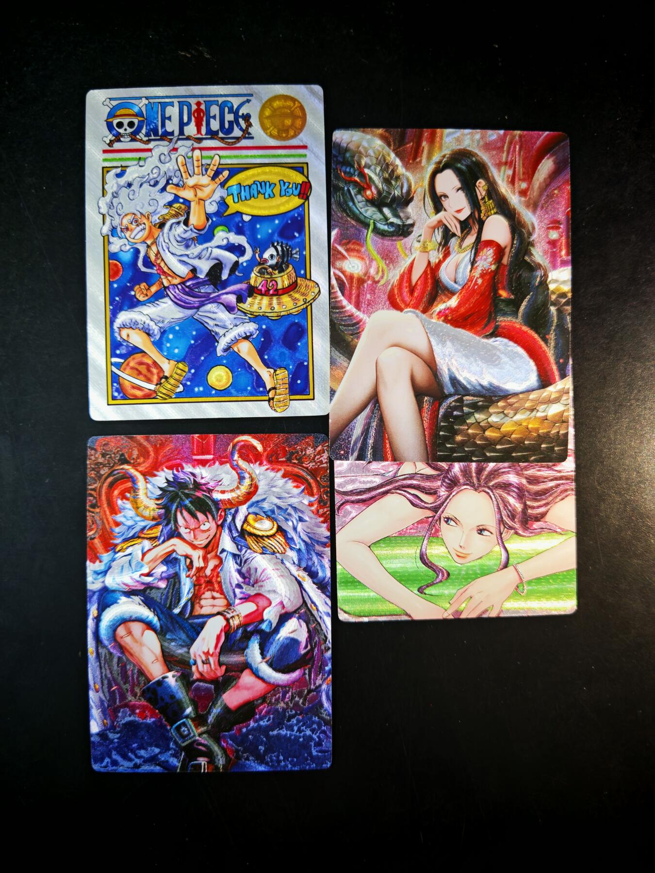 琦卡当当铺～第30期★★一大波美女正向你走来~支持寄存★★~【9点40结束】扫码加群抽[包邮券]~ 奇点卡牌 盲包卡 粗闪 海贼王4张