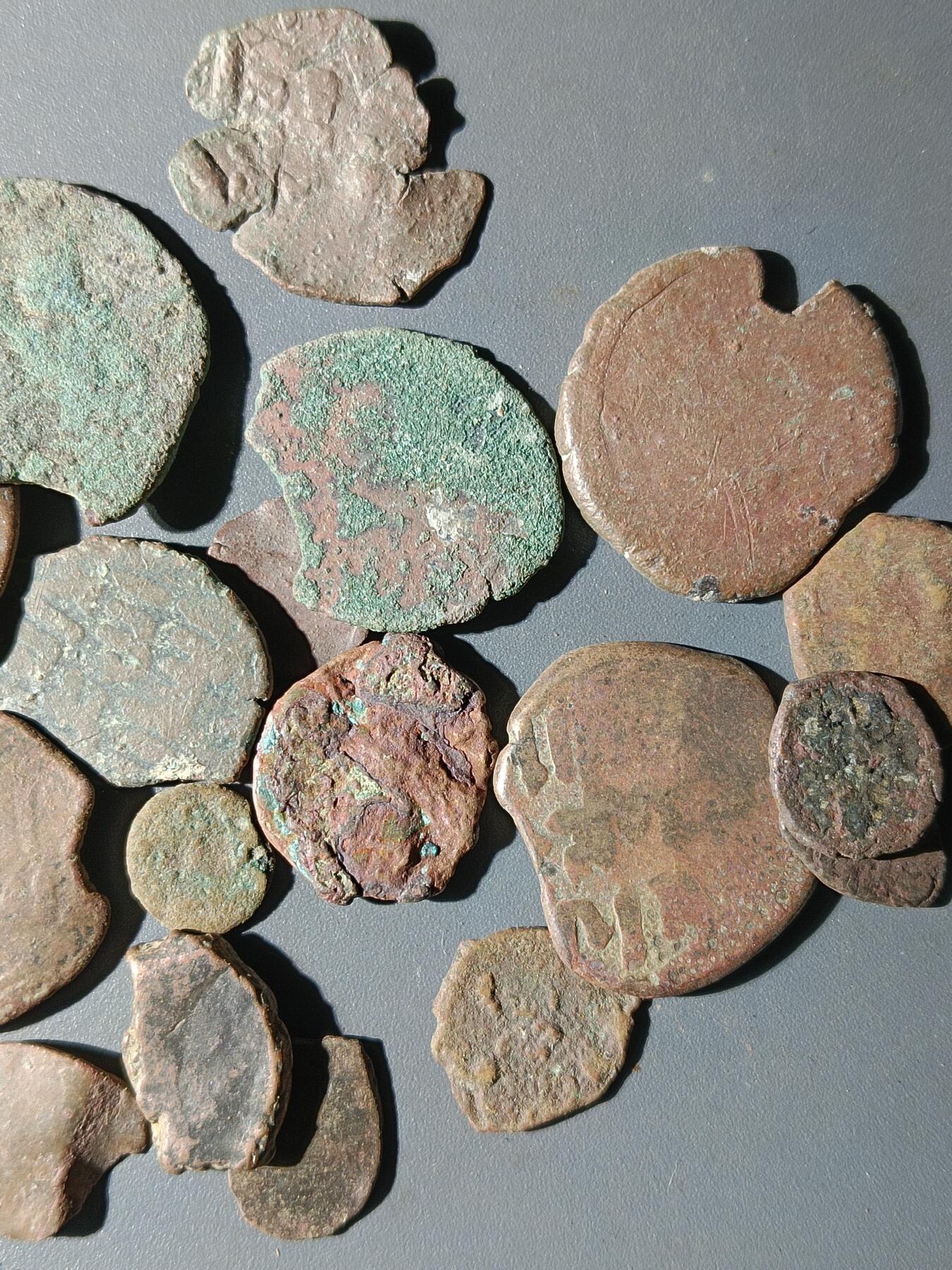 111期新疆红钱粟特钱币丝路钱币专场 甲6丝路铜币一组(20枚)