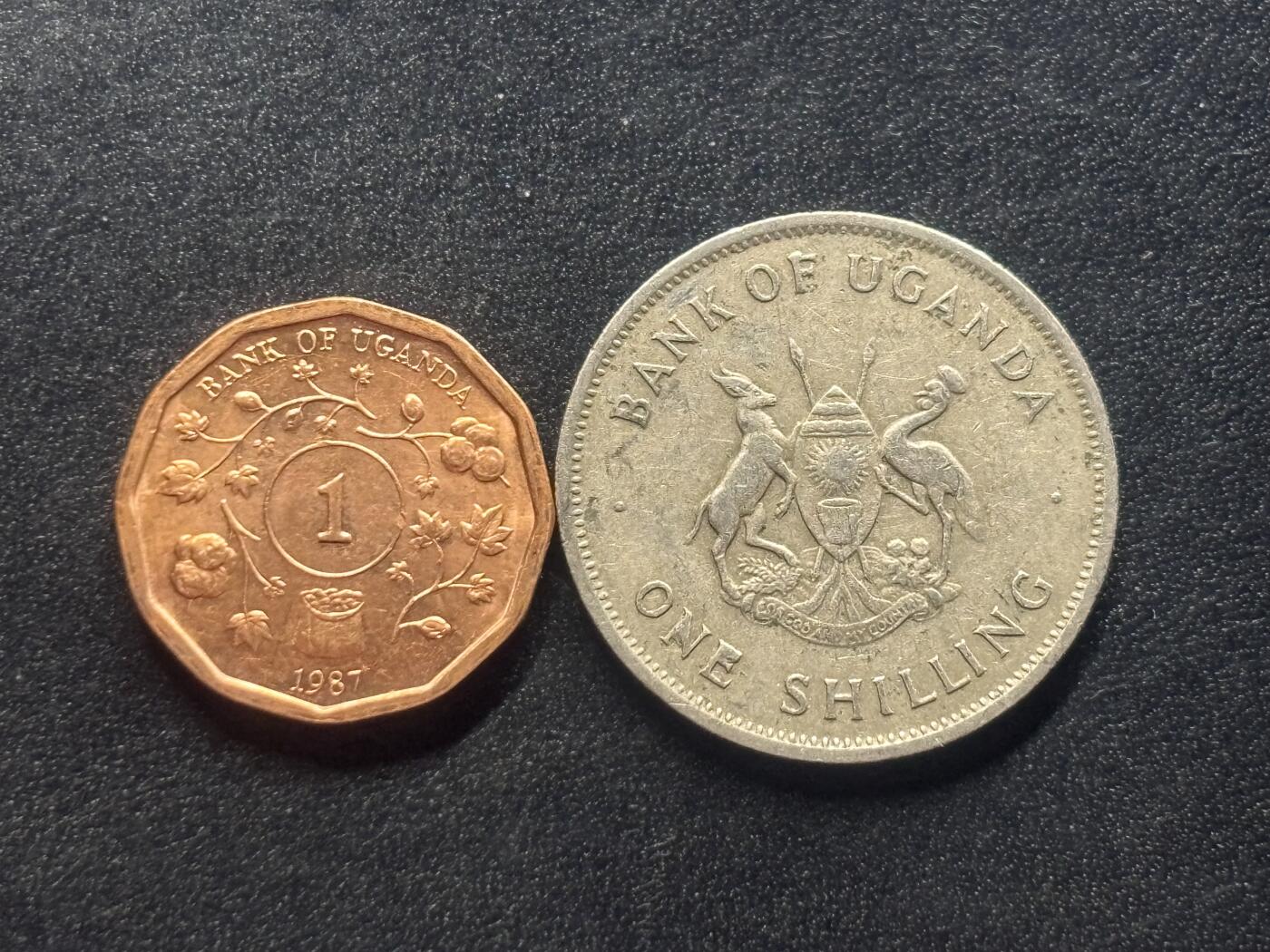 邮泉阁限时拍卖第四十场 非洲专场（硬币在国外。请付邮费6元。） 乌干达2枚