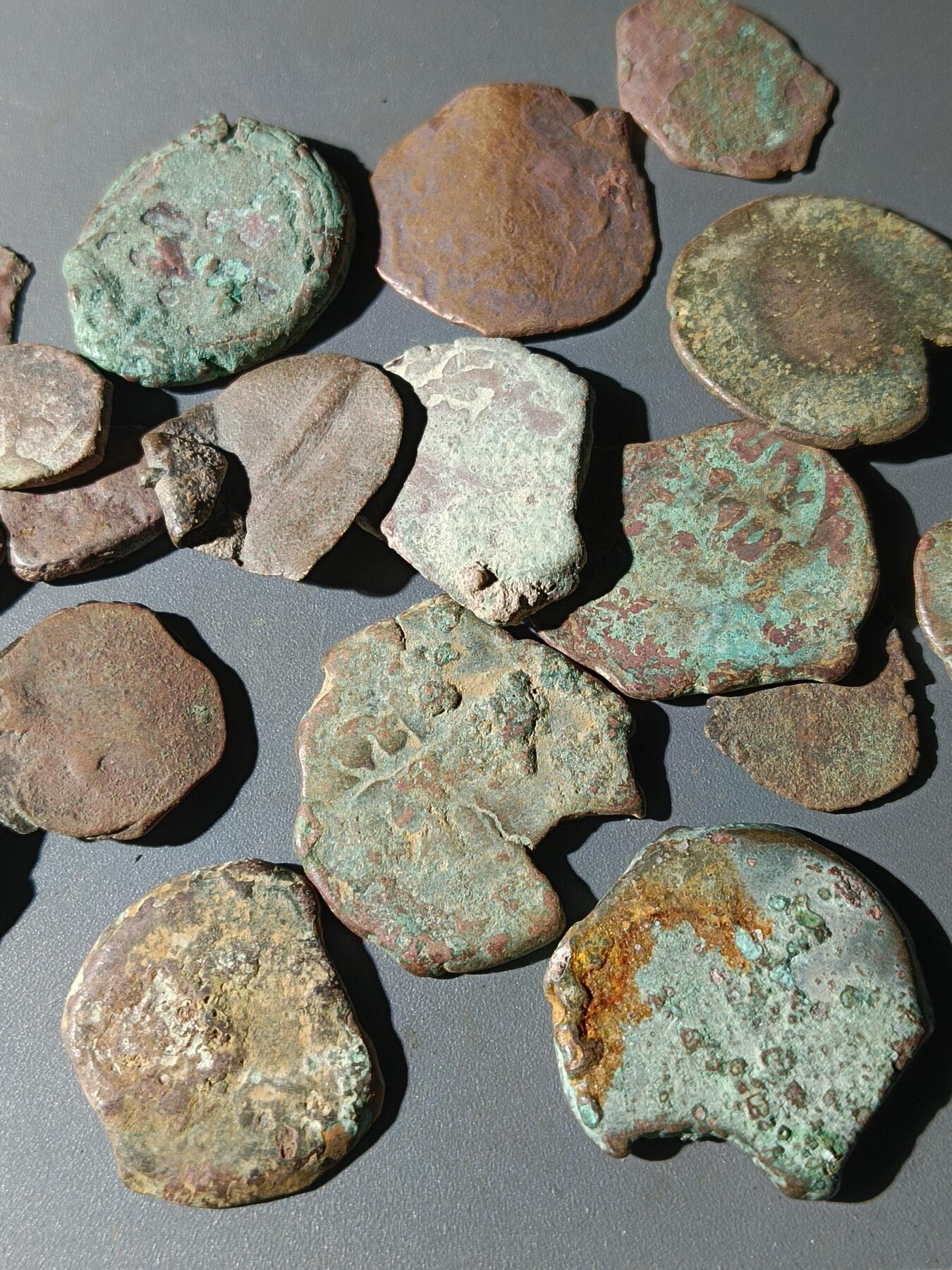 111期新疆红钱粟特钱币丝路钱币专场 甲1丝路铜币一组(20枚)