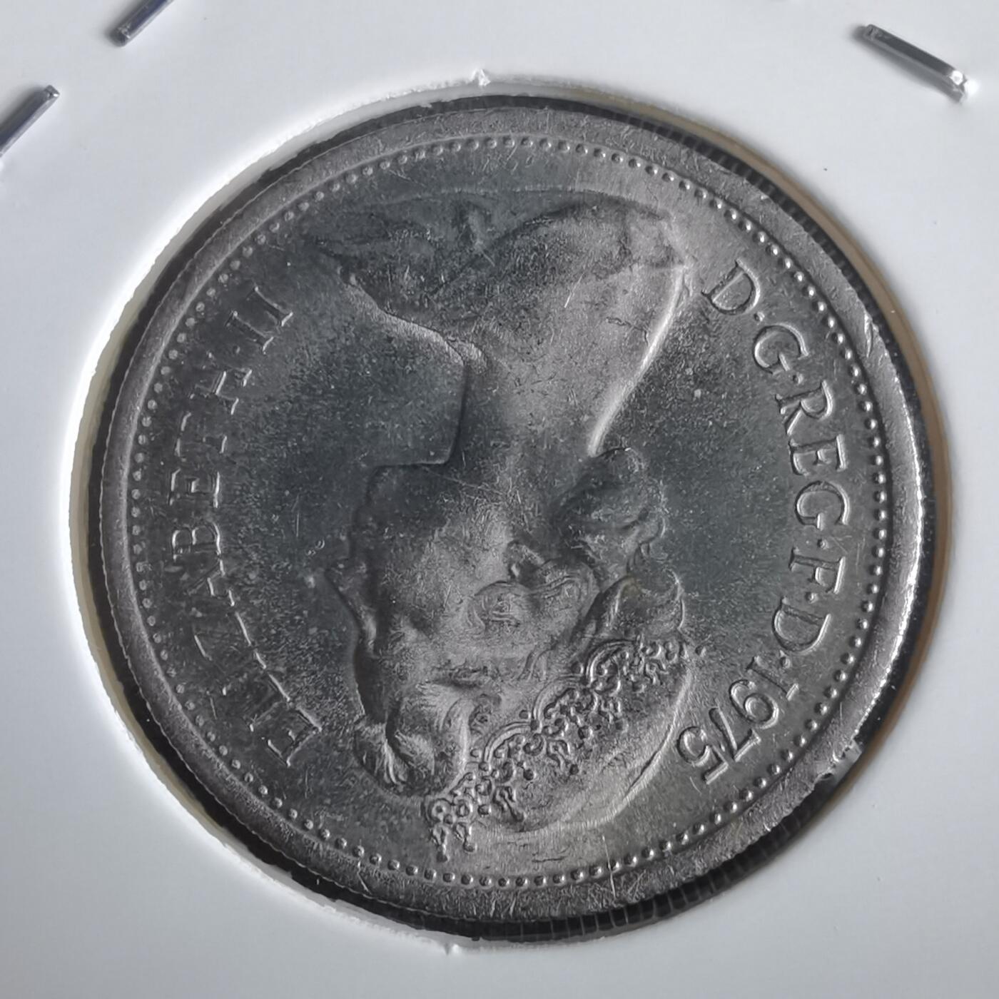 沼泽如烟--第974场 英国1975年5便士