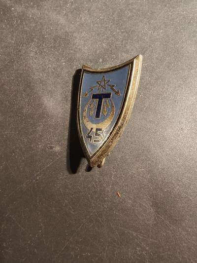 老王徽章第179期 - 法国陆军第45通信团证章