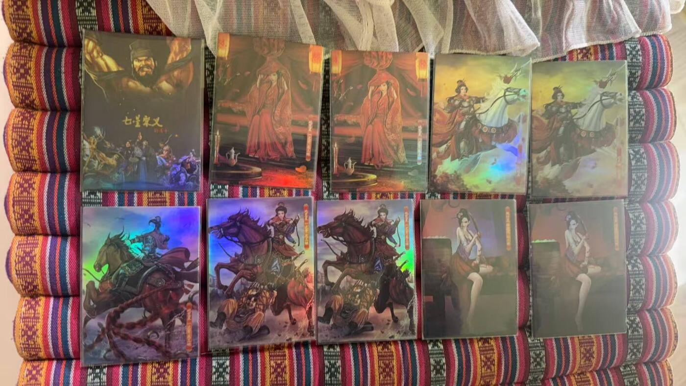 光影卡牌第29期，各家亲签，各家套卡，持续收拍品 司马金彩+半彩特卡10张