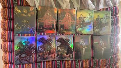 光影卡牌第29期，各家亲签，各家套卡，持续收拍品 - 司马金彩+半彩特卡10张