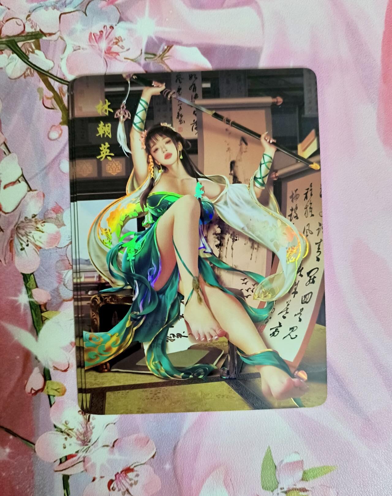 春节前倒数第二场！！龙虎卡牌-七四场（满200元包邮，无佣金，每周六结拍，欢迎送拍） 彩闪3张 青鸾殿 神雕侠侣 林朝英 3渐变一套