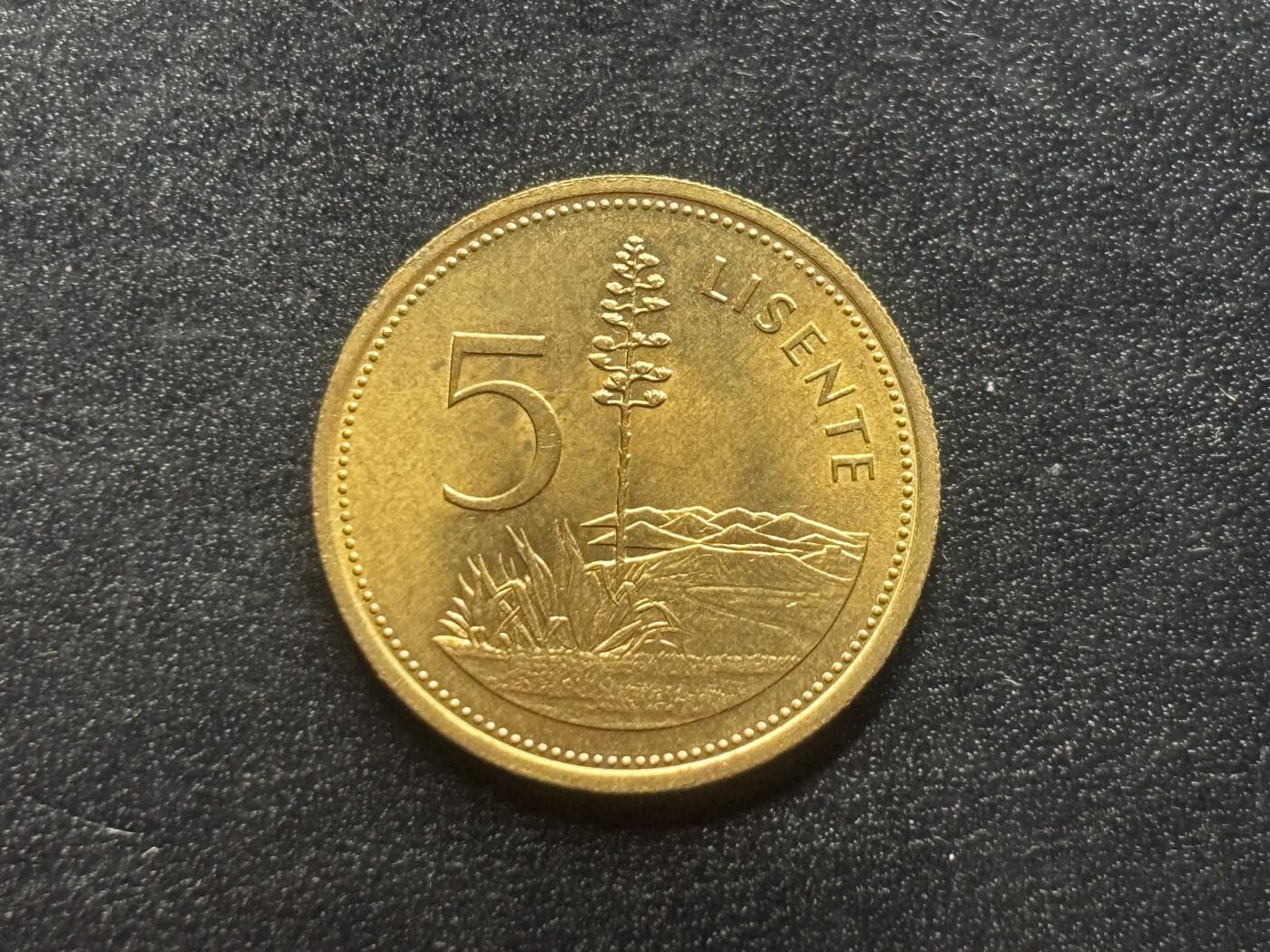 邮泉阁限时拍卖第四十场 非洲专场（硬币在国外。请付邮费6元。） 莱索托1979年5先提