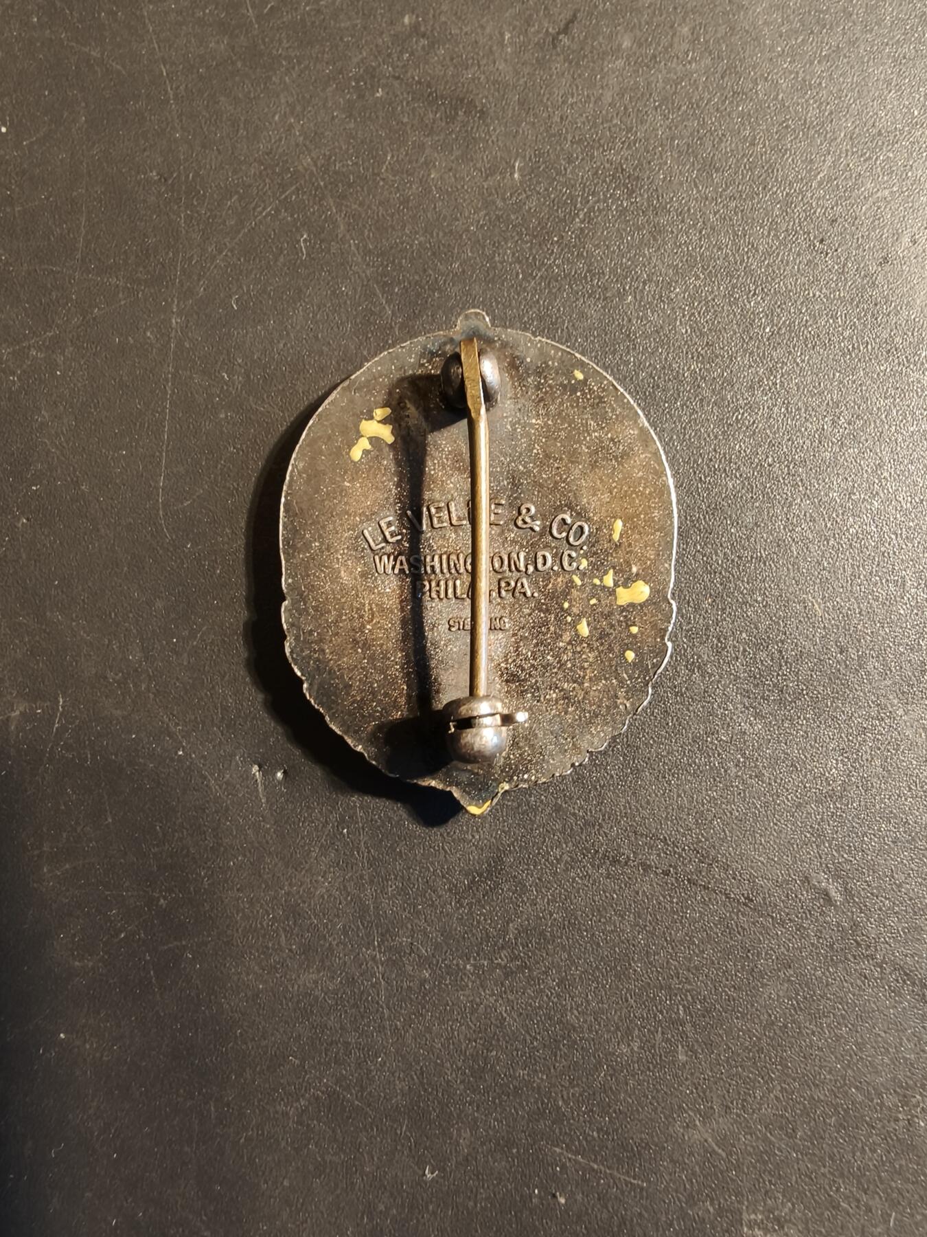 老王徽章第179期 美国陆军航空兵航空勤务司令部证章    二战时期横针版    925银     7g 