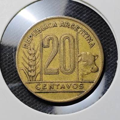 KK钱币收藏小铺  第389期  2月预留时间 周末发货 -  1942阿根廷20分