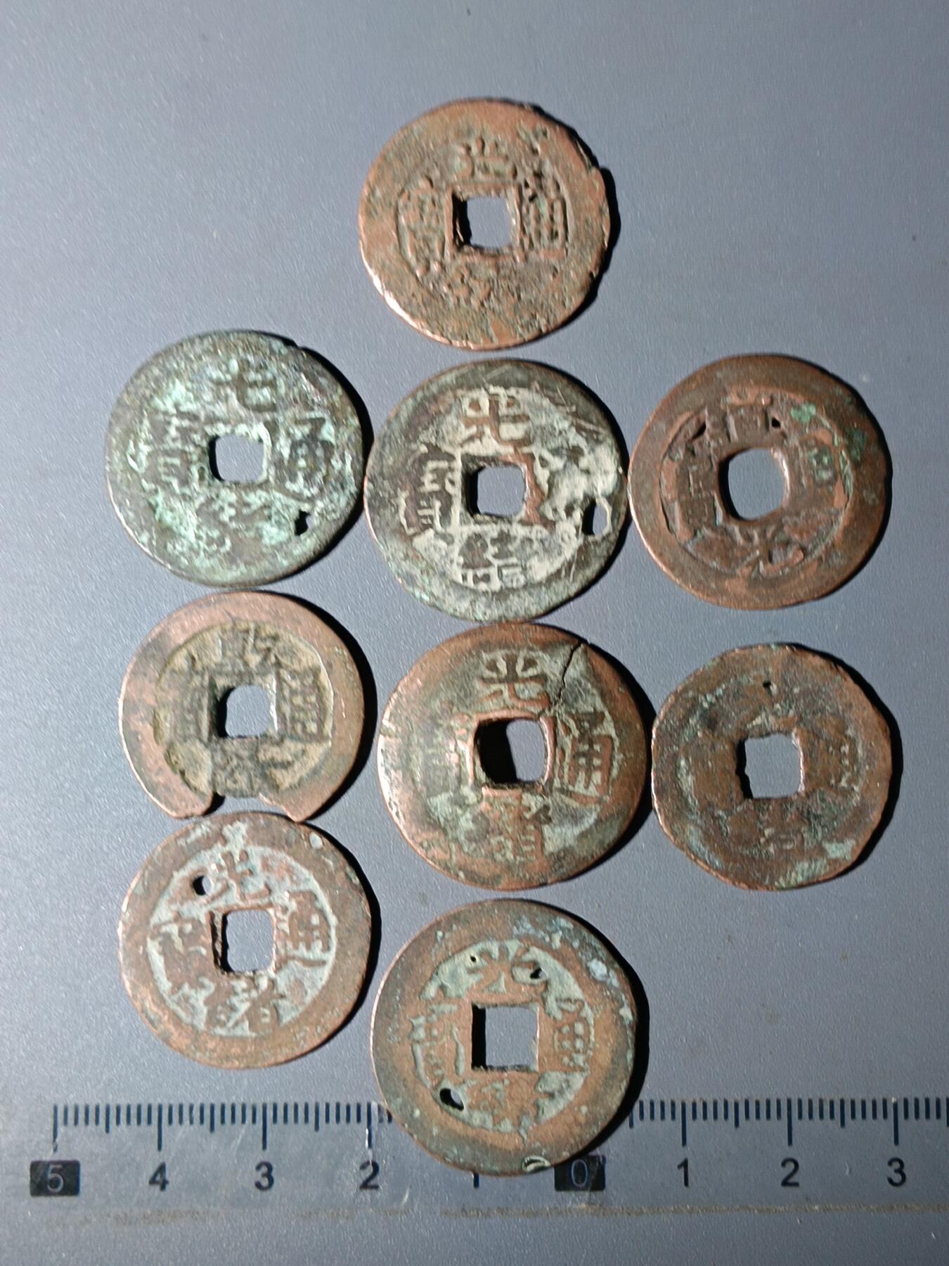 111期新疆红钱粟特钱币丝路钱币专场 B7钱币版式一组