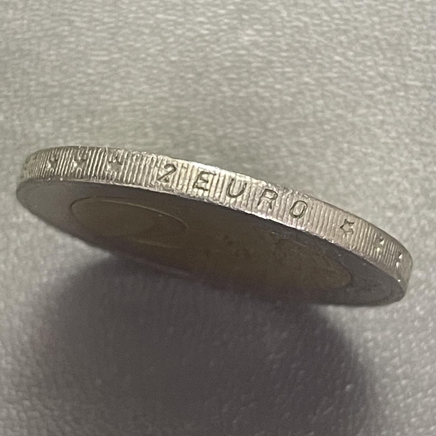 回流0125 奥地利2002年2欧元双色币 诺贝尔和平奖得主贝莎·冯·苏特纳