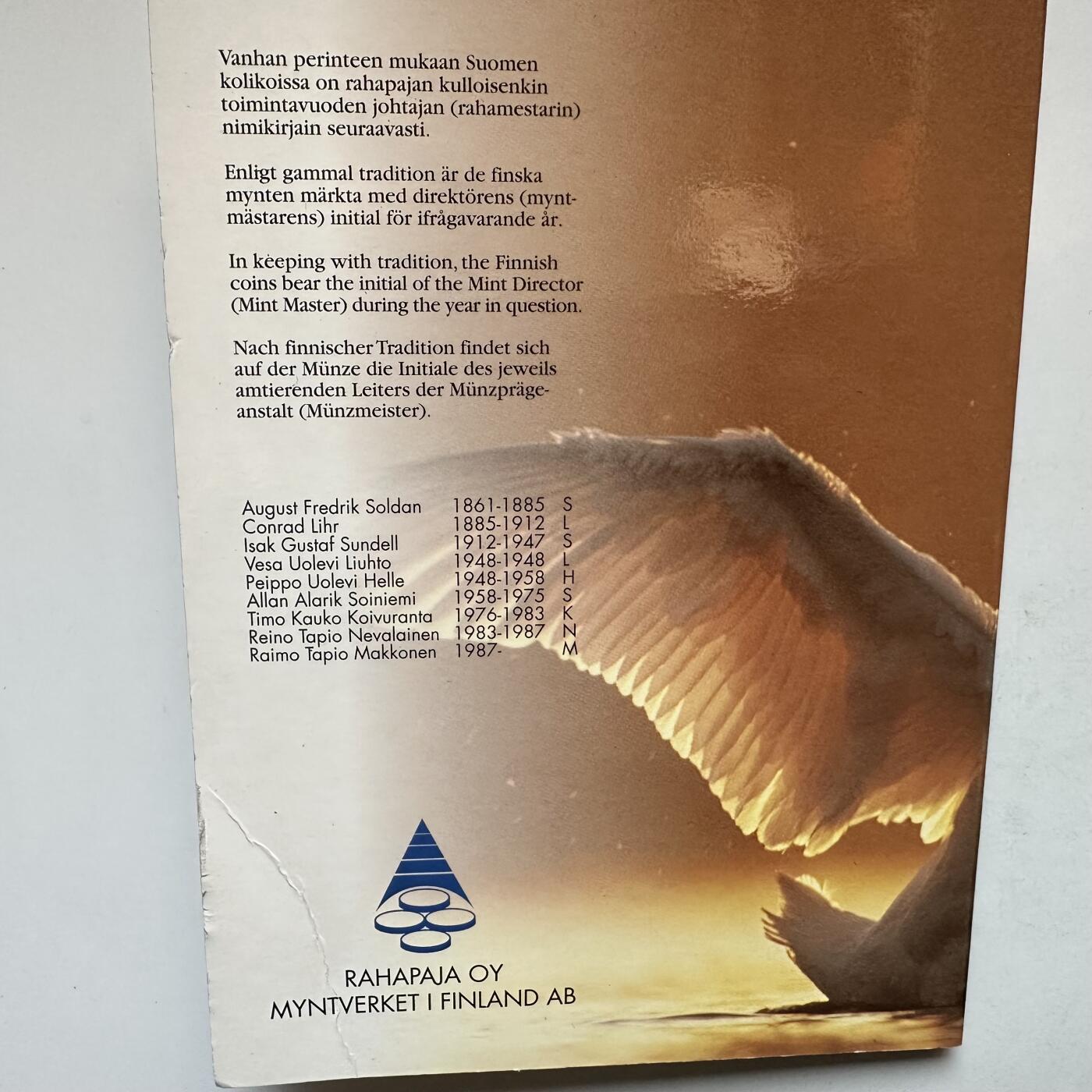 🌹外币初藏🌹🐯2026年第12场  每周二四六晚8️⃣点 接代拍 芬兰1996年原厂套币