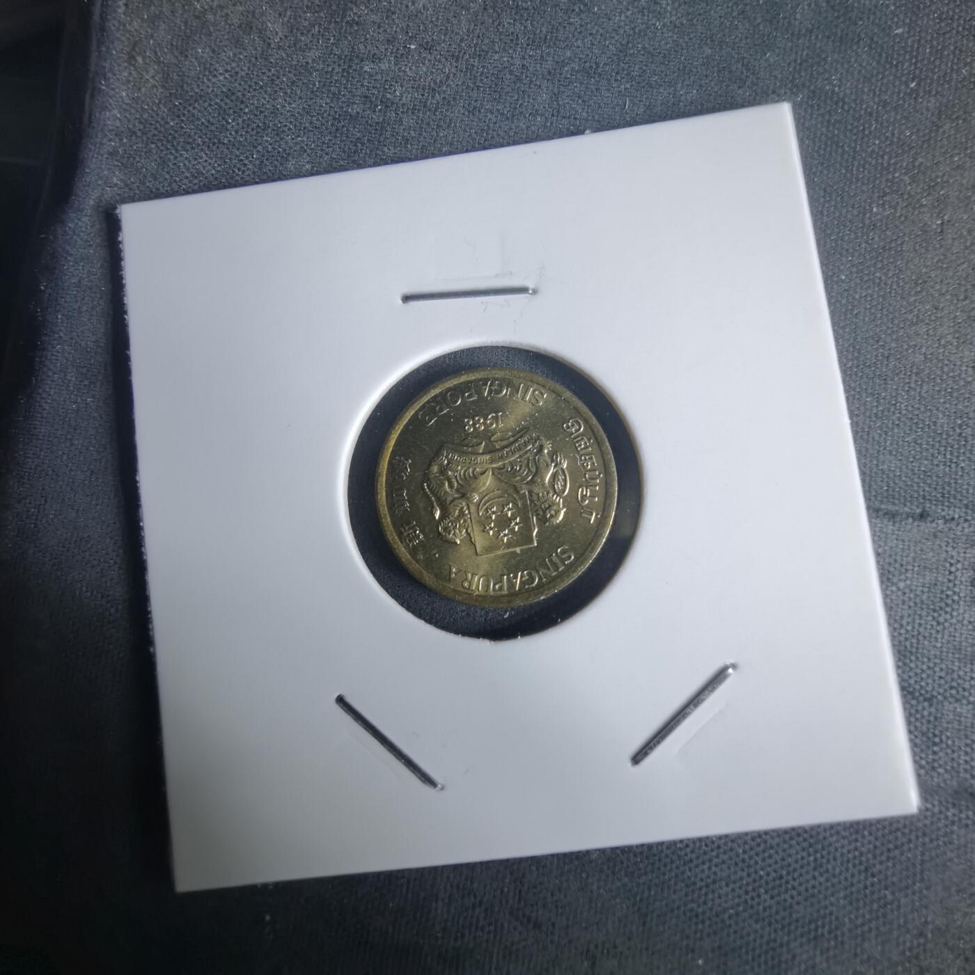 沼泽如烟--第975场 新加坡1988年五分